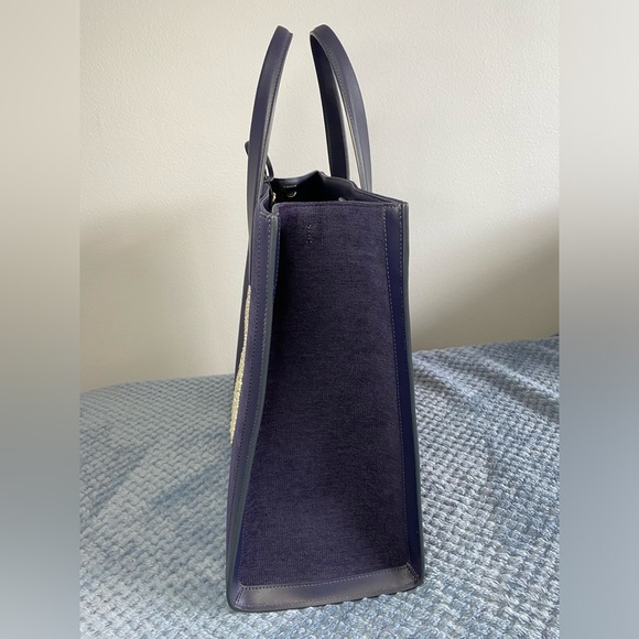 Kate Spade Manhattan large tote bag rabbit embroide pearls rhinestones - Picture 9 of 12